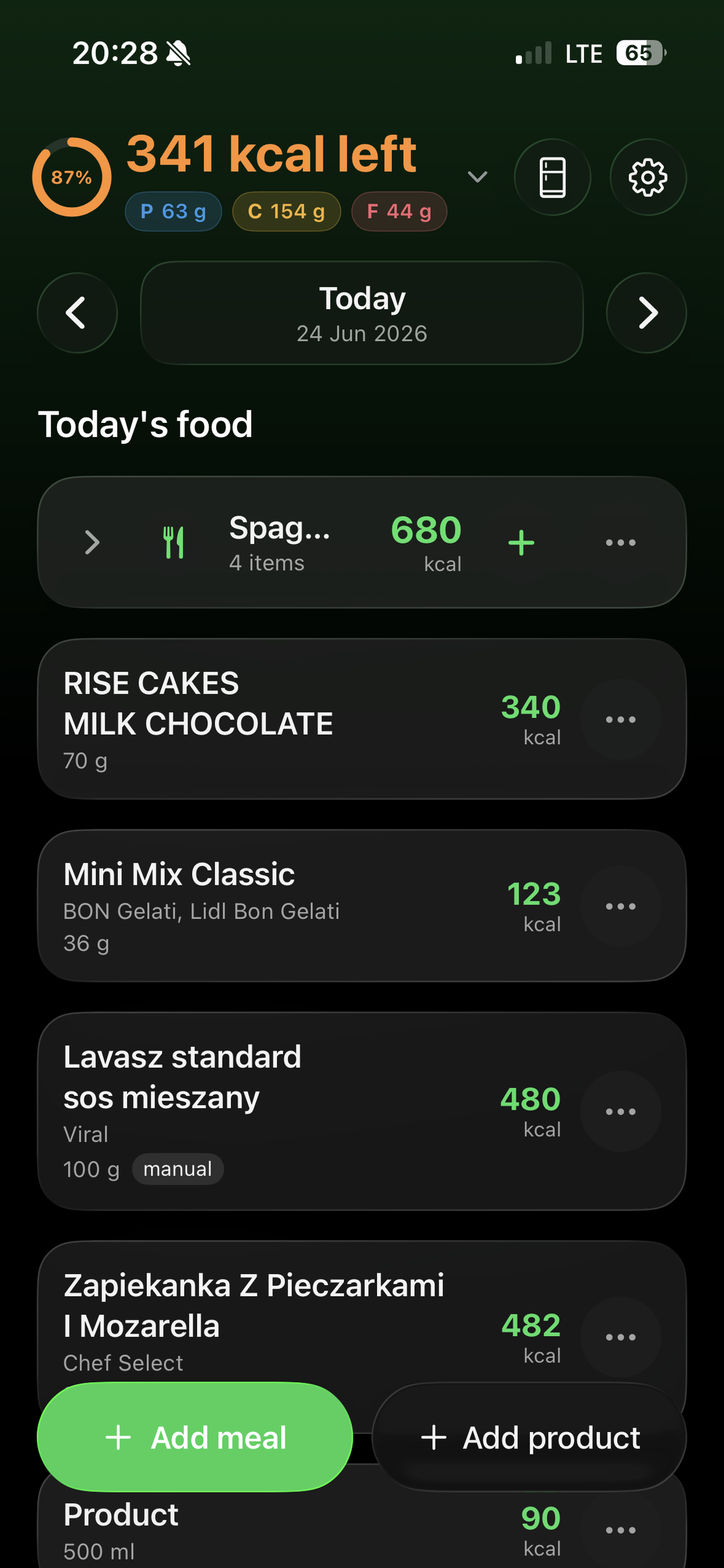 Food List