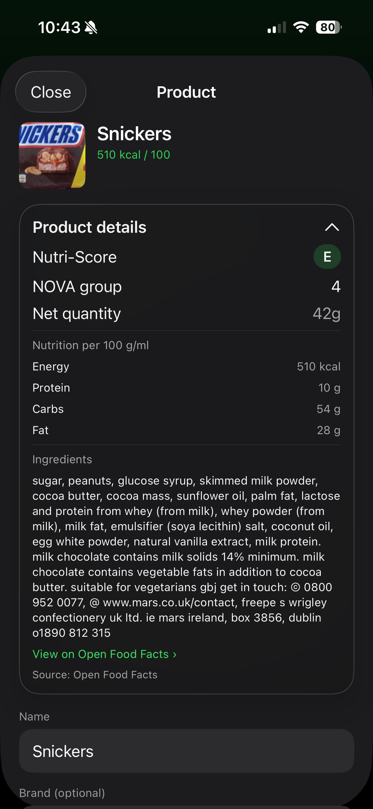 Product details